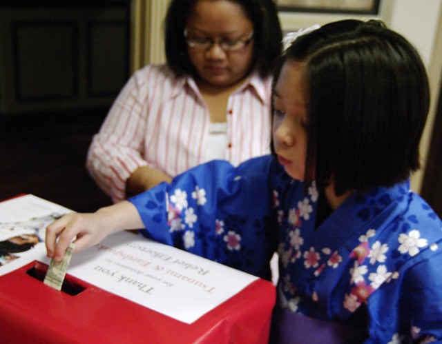 Resident sponsors fundraiser to benefit Japan