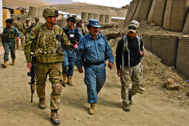 TF Warrior transitions Tangi to Afghan National Security Forces