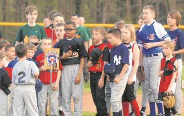 Belvoir community gathers for Little League opening day