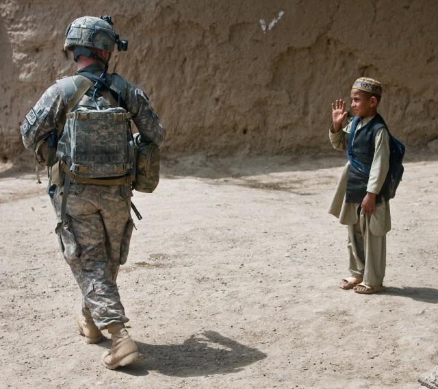 2SCR platoon gains trust and confidence of Afghan people