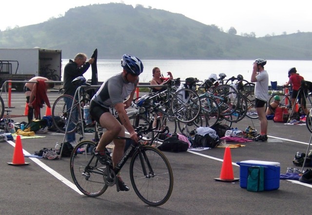 Caputo transitions at Black Butte race