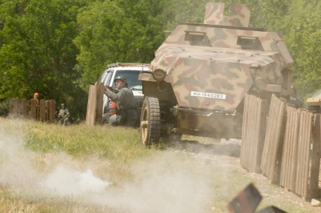 Volunteers reenact World War II during American Heroes 2011