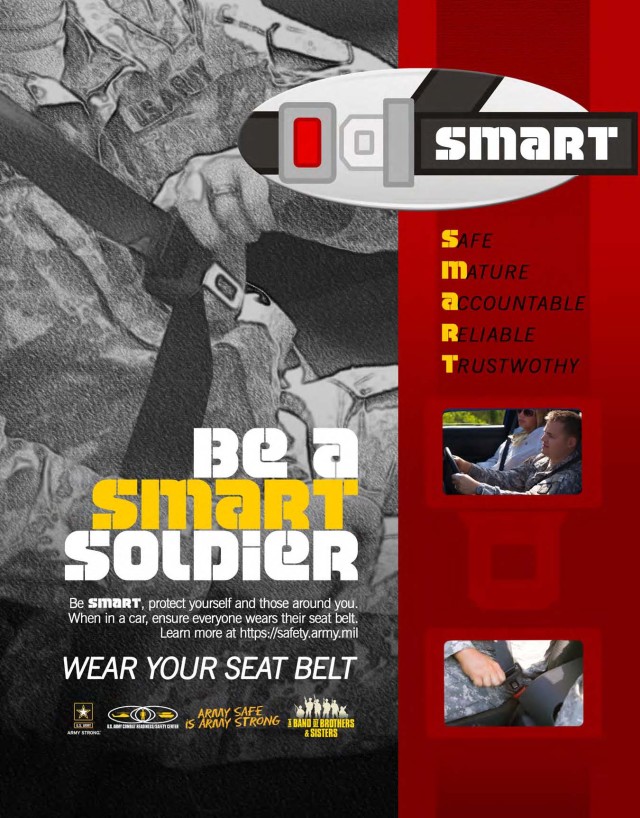 Be a Smart Soldier - Wear your seat belt