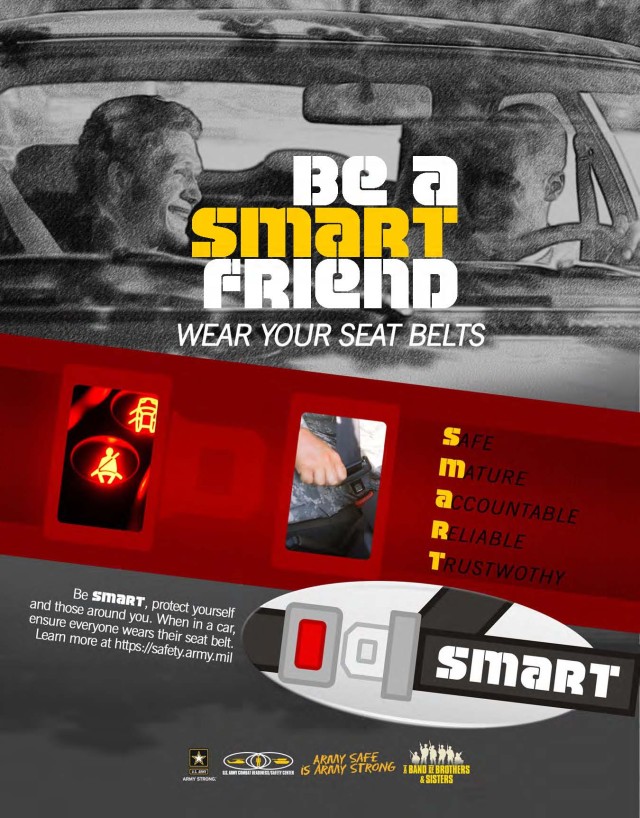 Be a Smart Friend - Wear your seat  belts