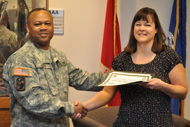 CAAA employee receives LSS certificate