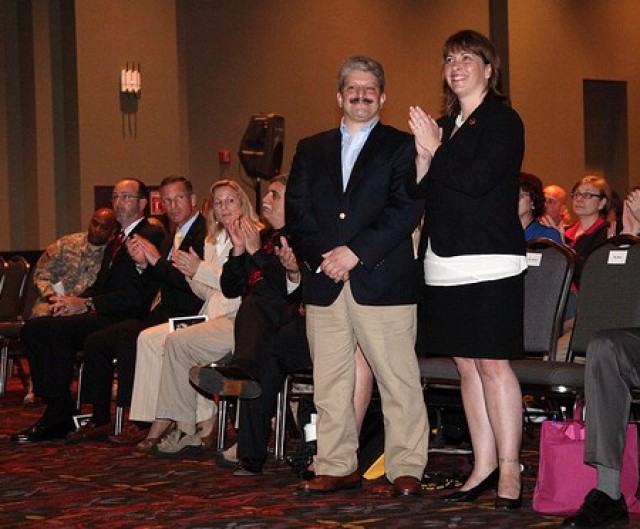 Northeast region nominees Martin Venturo and Carrie Mead