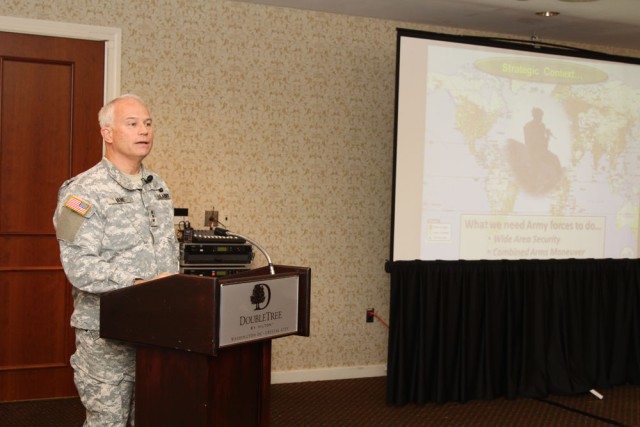 Lt. Gen. Michael Vane Addresses Industry at Carbine Competition Pre-solicitation Conference