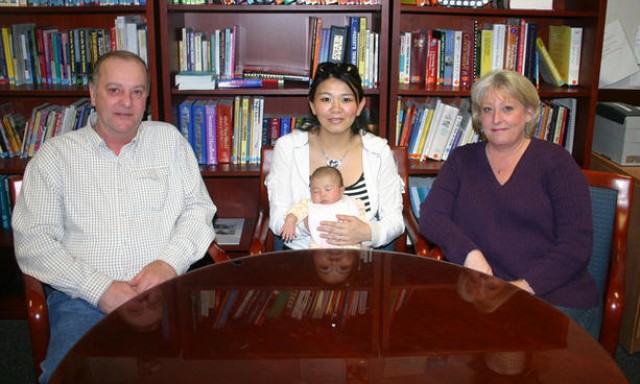 Meade ACS gives aid to repatriated family after Japan disaster