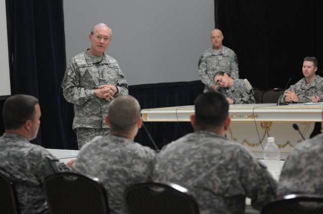 First stop: 37th Chief of Staff of the Army visits troops in Iraq