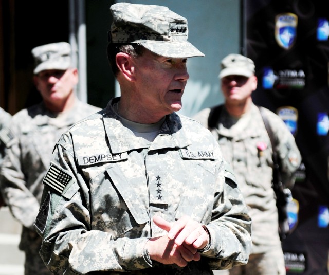New Army Chief of Staff visits Camp Eggers