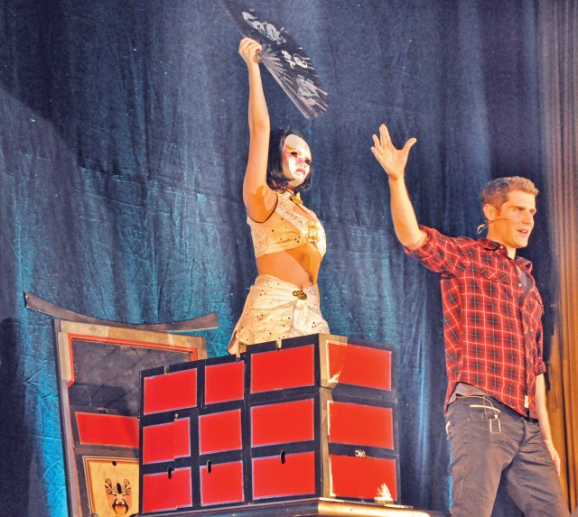 Illusionist dazzles audiences during Armed Forces Entertainment tour