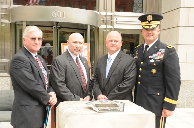 FBI Washington Field Office Receives Pentagon Stone Commemorating 