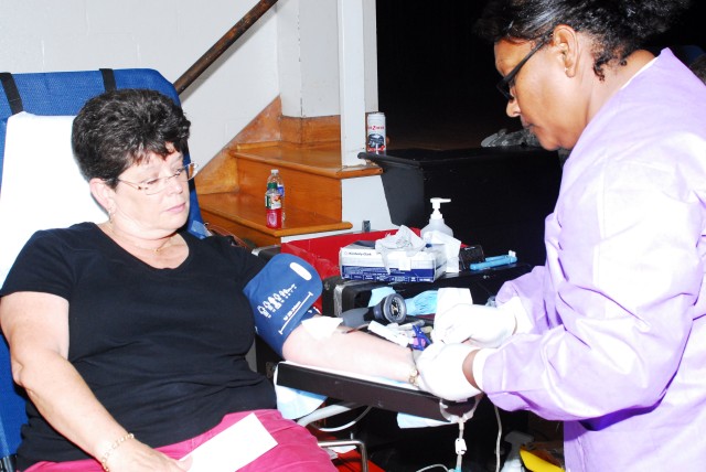 One-day blood drive aids armed services