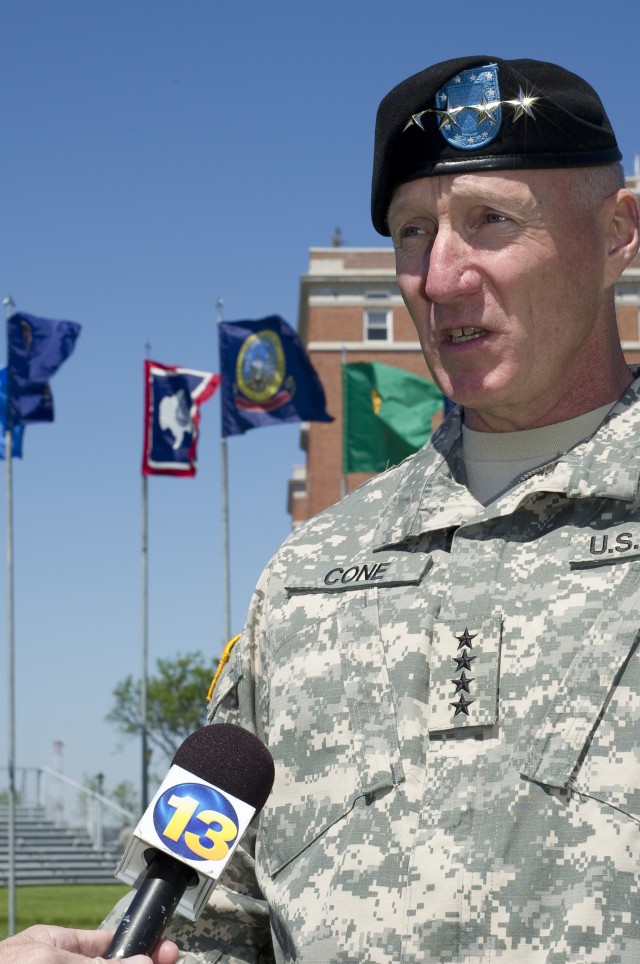 Gen. Cone's Promotion and Command Assumption Ceremonies