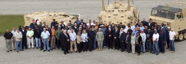 Combat vehicle work continues for FMS to Iraq, ceremony held