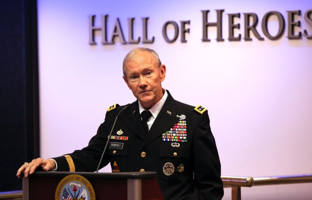 Medal of Honor ceremony at the Hall of Heroes