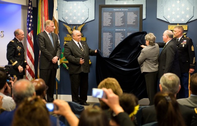 Medal of Honor ceremony at the Hall of Heroes