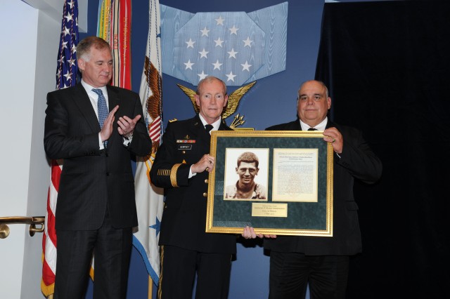 Medal of Honor ceremony at the Hall of Heroes