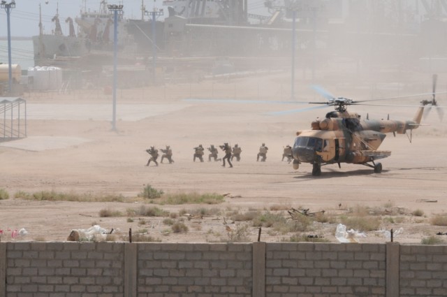 Commandos storm the objective