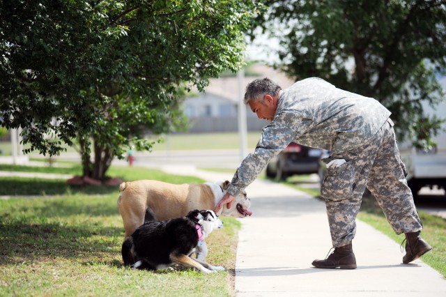 Cesar Millan visits Fort Hood