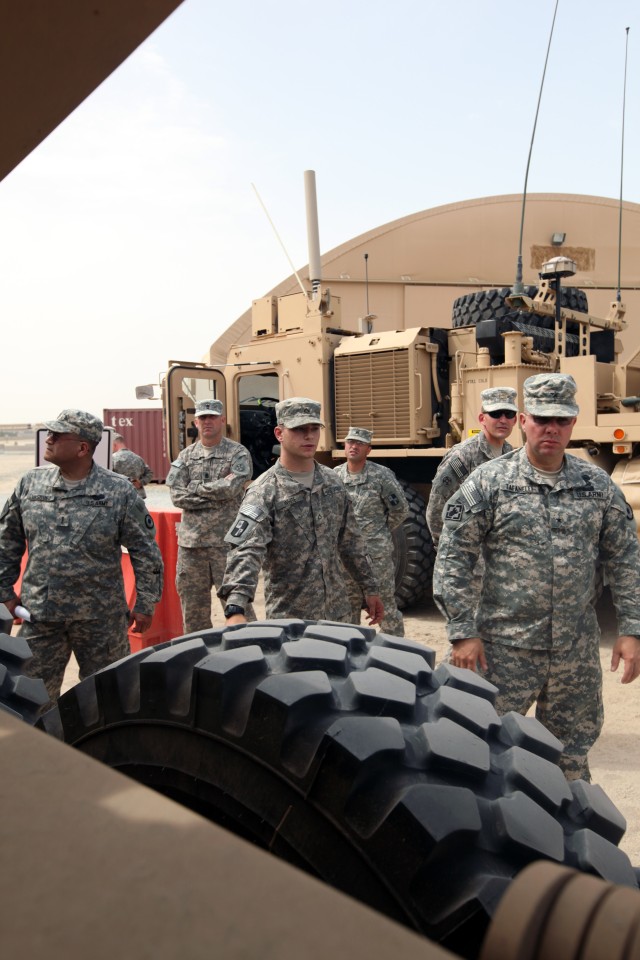 Kansas Adjutant General Visits Fellow Kansas Guardsmen