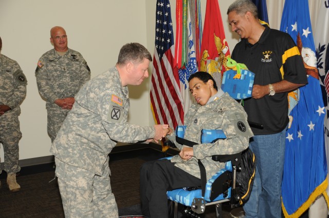 Honorary Enlistee Sworn in at Fort McNair