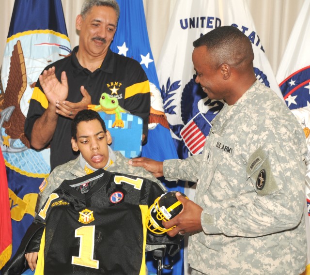 Honorary Enlistee Sworn in at Fort McNair