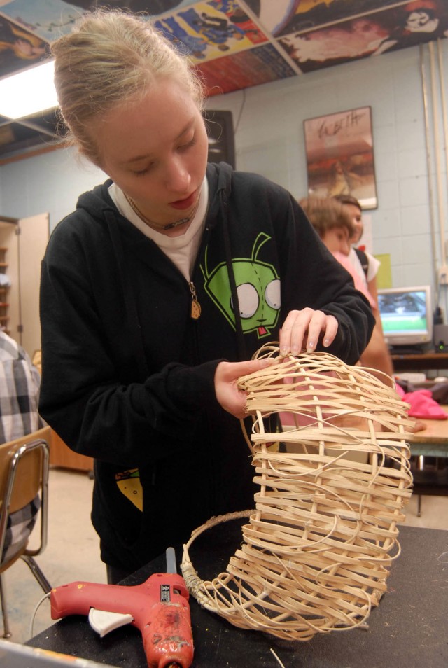 Anna Bennett Constructs Her Sculpture