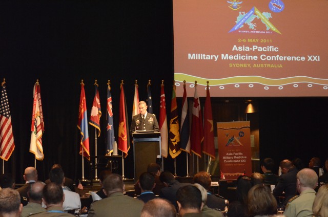 Brig. Gen. Gallagher addresses conference attendees