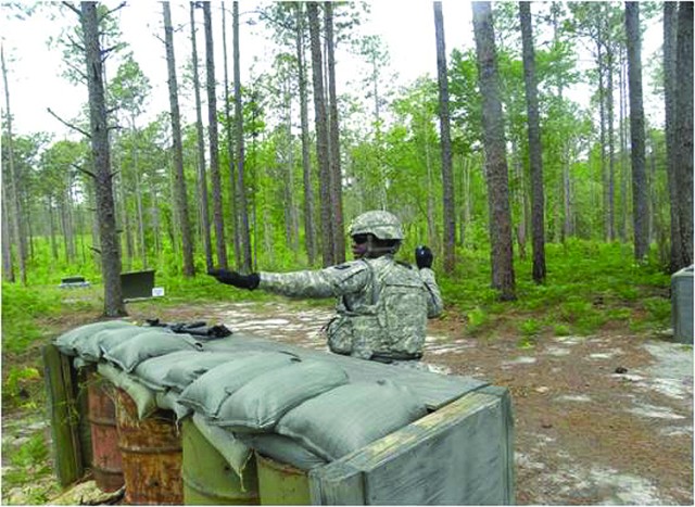 Fort Polk combat advisors learn how to throw hand grenades