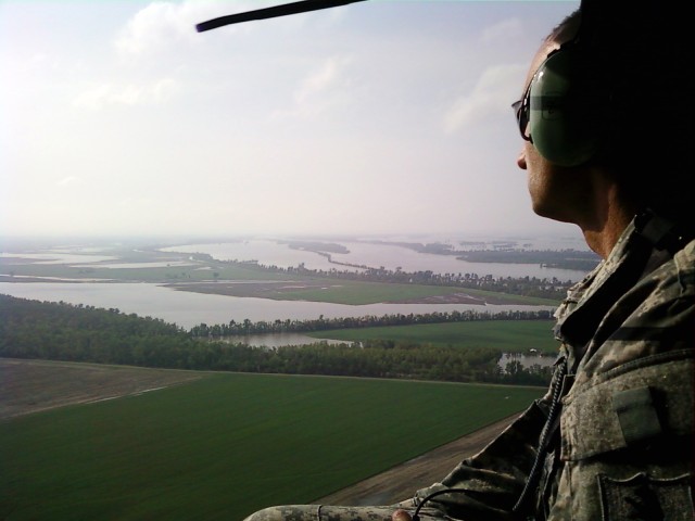Surveying flood damage