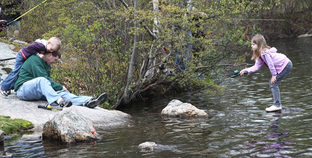 Families hooked on fishing derby