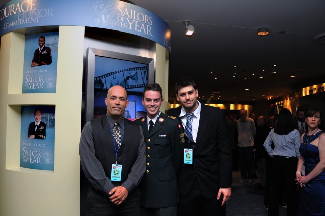 Chris, Martin and Eric at Navy Memorial