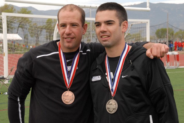 Army men take track relay silver at Warrior Games