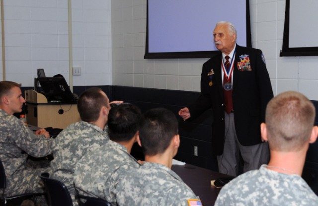 Death March survivor speaks to Aviation students