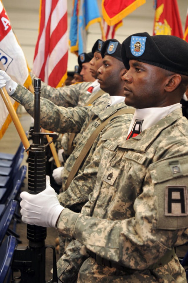 Fort Meade community celebrates Massing of Colors