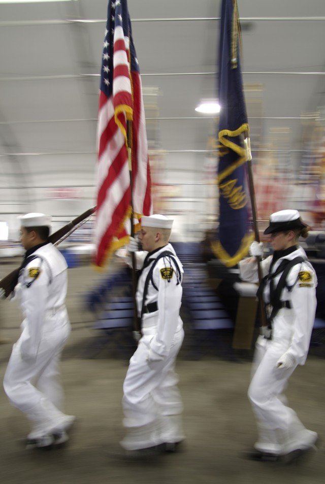 Fort Meade community celebrates Massing of Colors