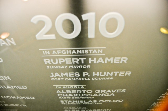 Fort Campbell Army journalist honored in U.S. Capitol