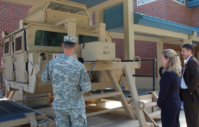Civilian Leader Learns About Sustainment