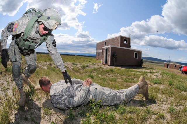 Checking a detainee