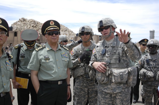 Chinese PLA delegation visits NTC