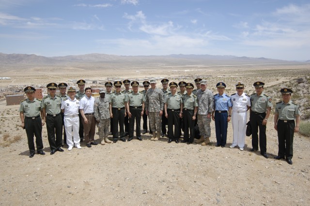 Chinese PLA delegation visits NTC