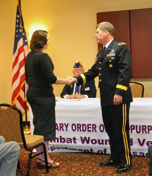 Natick commander takes part in Purple Heart ceremony