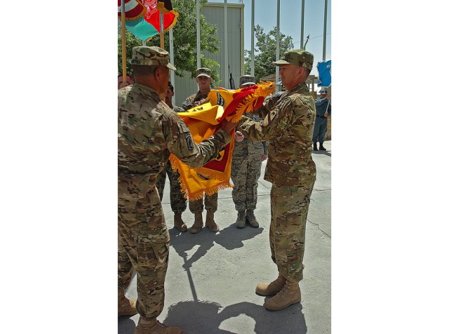 1st Cav colors unveiled in Afghanistan