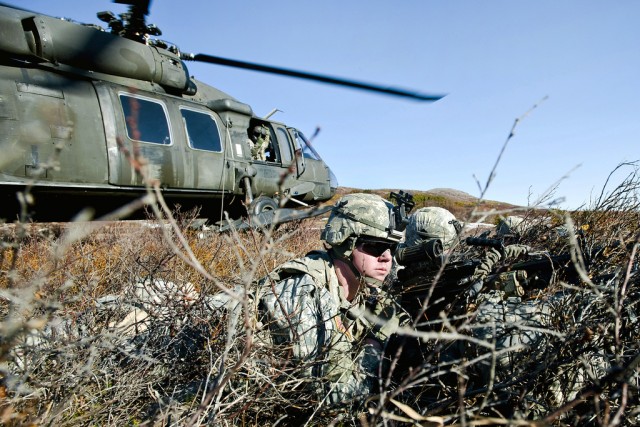 Air assault training exercise