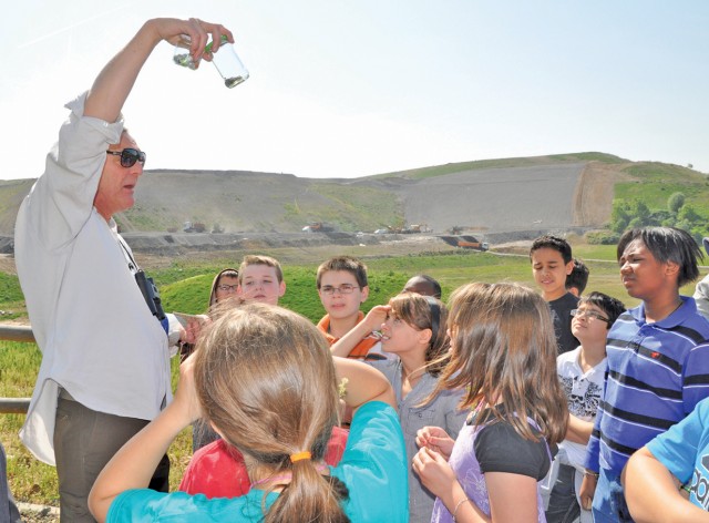 Students get inside look at impact of refuse on environment during Earth Day landfill tour