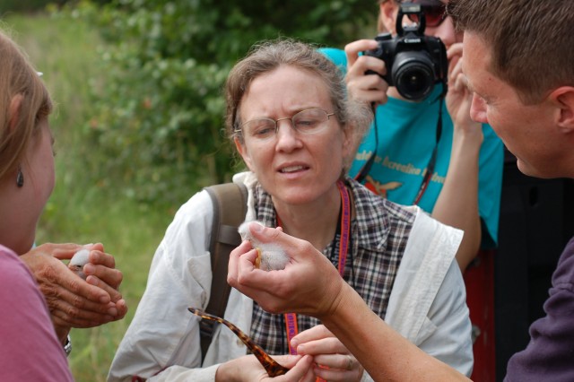 Post becomes outdoor classroom