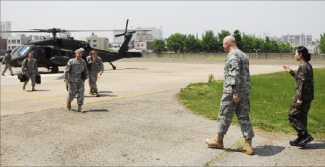 Gen. Sharp visits Area IV before change of command