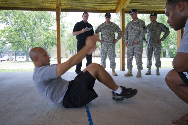 Army Physical Readiness Test Demonstration