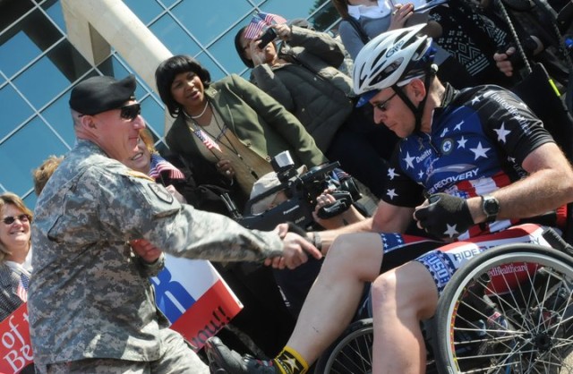 Lt. Gen. Robert W. Cone at Ride 2 Recovery
